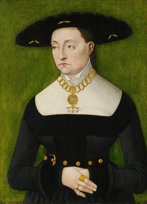 Katharina Merian by Hans Brosamer Oil Painting