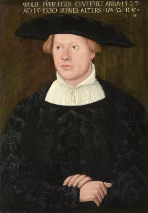 Portrait of Wolff Fuerleger Oil painting by Hans Brosamer