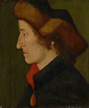 Portrait of Sebastian Brant by Hans Burgkmair The Elder Oil Painting