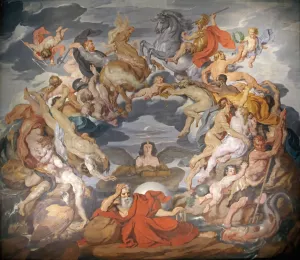 Circle of Life by Hans Canon Oil Painting