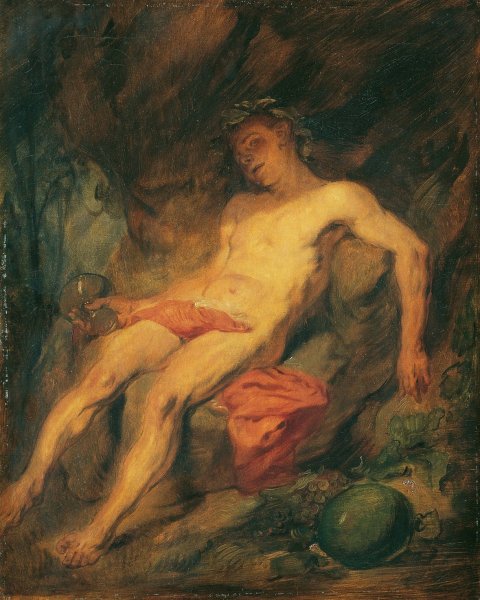 Main Product Photo of Drunk Bacchus  Painting by Hans Canon