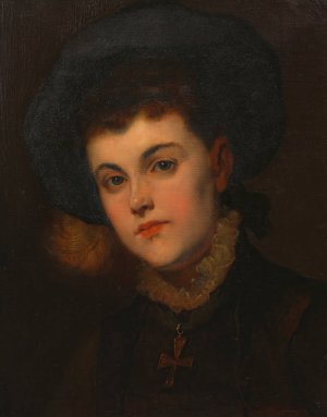 Gabriele by Hans Canon Oil Painting