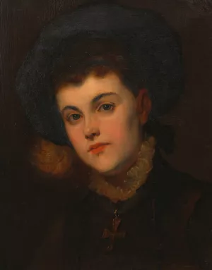 Gabriele by Hans Canon Oil Painting