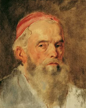 Kopfstudie Zur Loge Johannis by Hans Canon Oil Painting