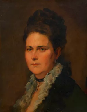 Leopoldine Freiin von Liebieg, geb. Mayr by Hans Canon Oil Painting