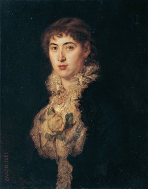 Maria Freifrau von Zehmen by Hans Canon Oil Painting