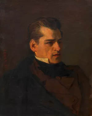 Moritz Lehmann by Hans Canon Oil Painting