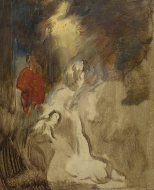 Skizze zur 'Marter des Hl. Hippolyt' by Hans Canon Oil Painting