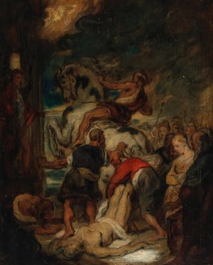 The Martyrdom of St. Hippolytus by Hans Canon Oil Painting