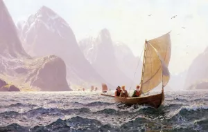 Regatta on a Norwegian Fiord