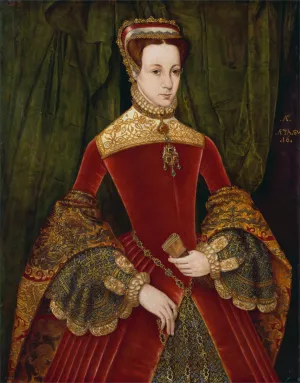 Portrait of Mary Fitzalan, Duchess of Norfolk by Hans Eworth Oil Painting