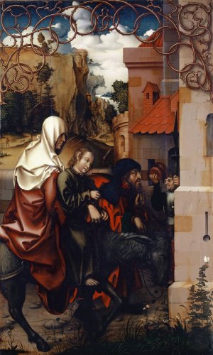 The Return From Egypt by Hans Fries Oil Painting