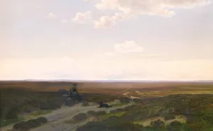 View of Parup Moors near Silkeborg, Jutland by Hans Friis Oil Painting
