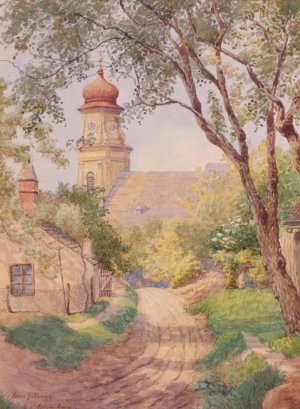 Bisamberg by Hans Gotzinger Oil Painting