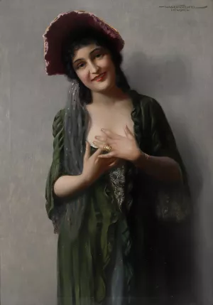 Versuchung by Hans Hassenteufel Versuchung by Hans Hassenteufel Oil Painting