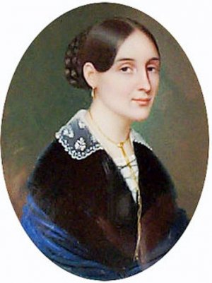 Margaret Sprigg Oliver Thompson by Hans Heinrich Bebie Oil Painting