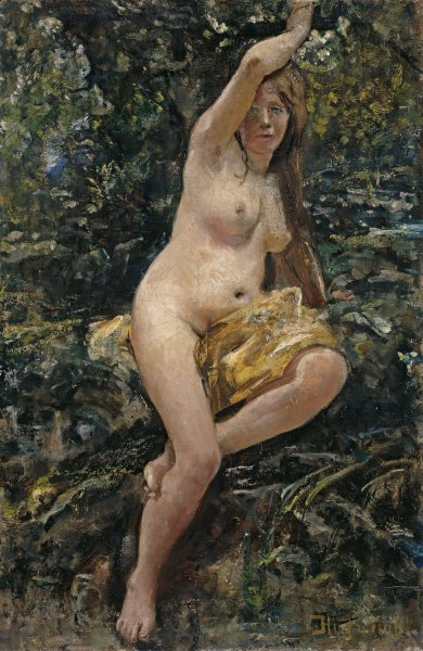 Main Product Photo of The Nymph  Painting by Hans Heyerdahl