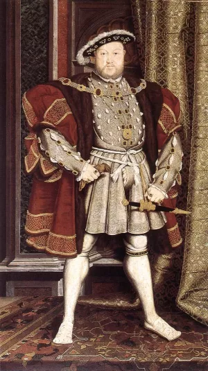 Henry VIII Oil painting by Hans Holbein