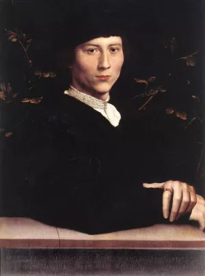 Portrait of Derich Born by Hans Holbein - Oil Painting Reproduction