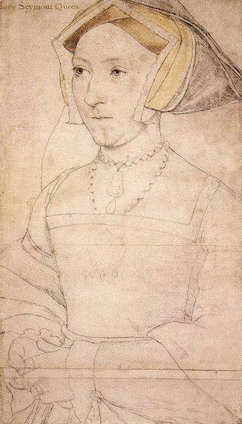 Main Product Photo of Portrait of Jane Seymour Painting by Hans Holbein