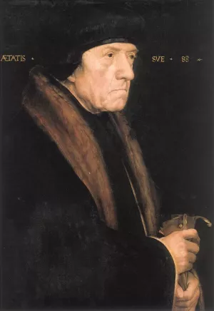 Portrait of John Chambers Oil painting by Hans Holbein