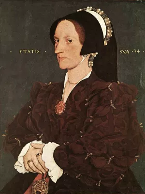 Portrait of Margaret Wyatt, Lady Lee Oil painting by Hans Holbein