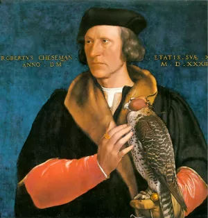 Portrait of Robert Cheseman by Hans Holbein Oil Painting