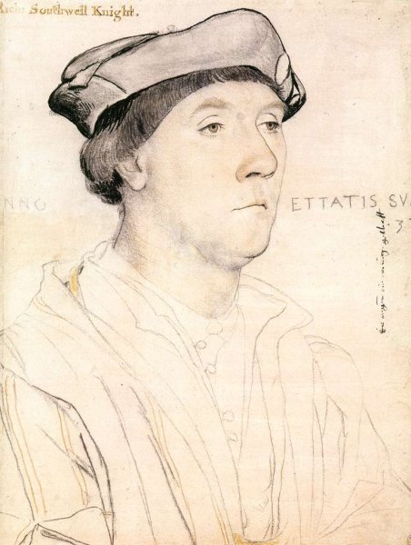 Main Product Photo of Portrait of Sir Richard Southwell Painting by Hans Holbein