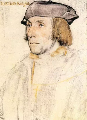 Sir Thomas Elyot by Hans Holbein - Oil Painting Reproduction