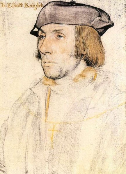 Main Product Photo of Sir Thomas Elyot Painting by Hans Holbein