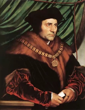 Sir Thomas More by Hans Holbein - Oil Painting Reproduction
