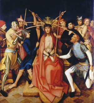 Christ Crowned with Thorns by Hans Holbein The Elder Oil Painting
