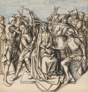 Christ's Crowning of Thorns by Hans Holbein The Elder Oil Painting