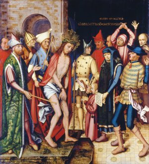 Ecce Homo by Hans Holbein The Elder Oil Painting