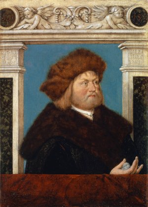 Portrait of Philipp Adler by Hans Holbein The Elder Oil Painting