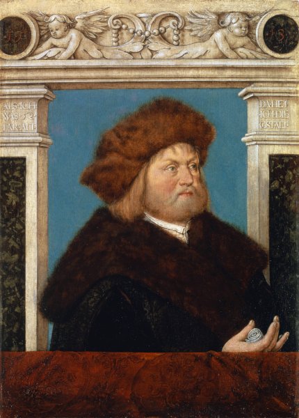 Portrait of Philipp Adler  by Hans Holbein The Elder - Hand-Painted Oil Painting Reproduction