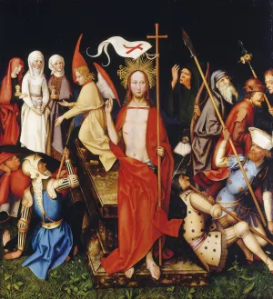 Resurrection by Hans Holbein The Elder Oil Painting