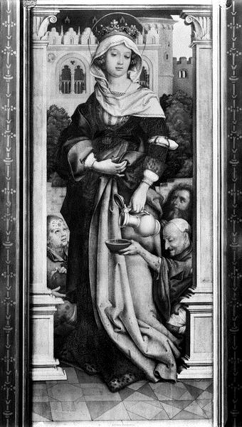 Sebastiansaltar by Hans Holbein The Elder - Hand-Painted Oil Painting Reproduction