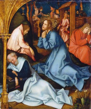 The Agony in the Garden by Hans Holbein The Elder Oil Painting