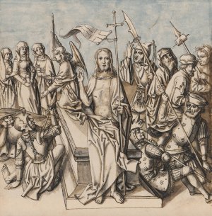 The Resurrection of Christ by Hans Holbein The Elder Oil Painting