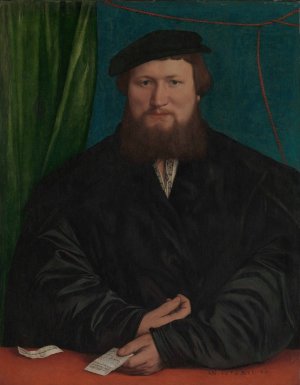 Derick Berck of Cologne by Hans Holbein The Younger Oil Painting