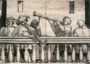 Musicians on a Balcony