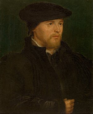 Portrait of a Man by Hans Holbein The Younger Oil Painting