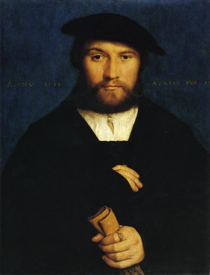 Portrait of a Member of the Wedigh Family by Hans Holbein The Younger Oil Painting