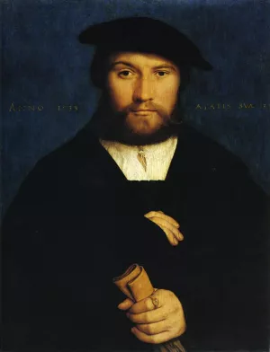Portrait of a Member of the Wedigh Family by Hans Holbein The Younger Oil Painting