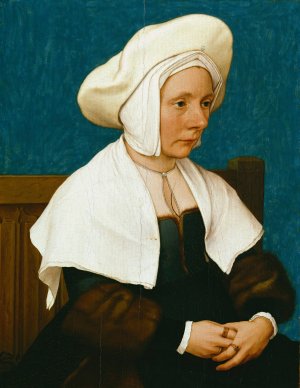 Portrait of a Woman by Hans Holbein The Younger Oil Painting