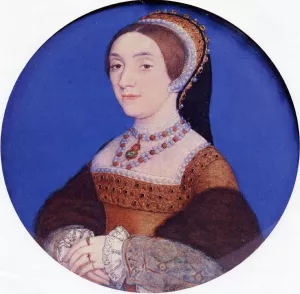 Portrait of an Unknown Lady by Hans Holbein The Younger Oil Painting