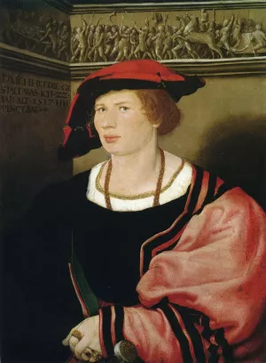 Portrait of Benedikt von Hertenstein by Hans Holbein The Younger - Oil Painting Reproduction