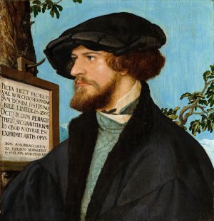 Portrait of Bonifacius Amerbach by Hans Holbein The Younger Oil Painting