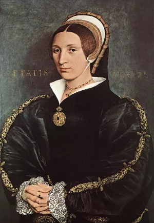 Portrait of Catherine Howard by Hans Holbein The Younger - Oil Painting Reproduction